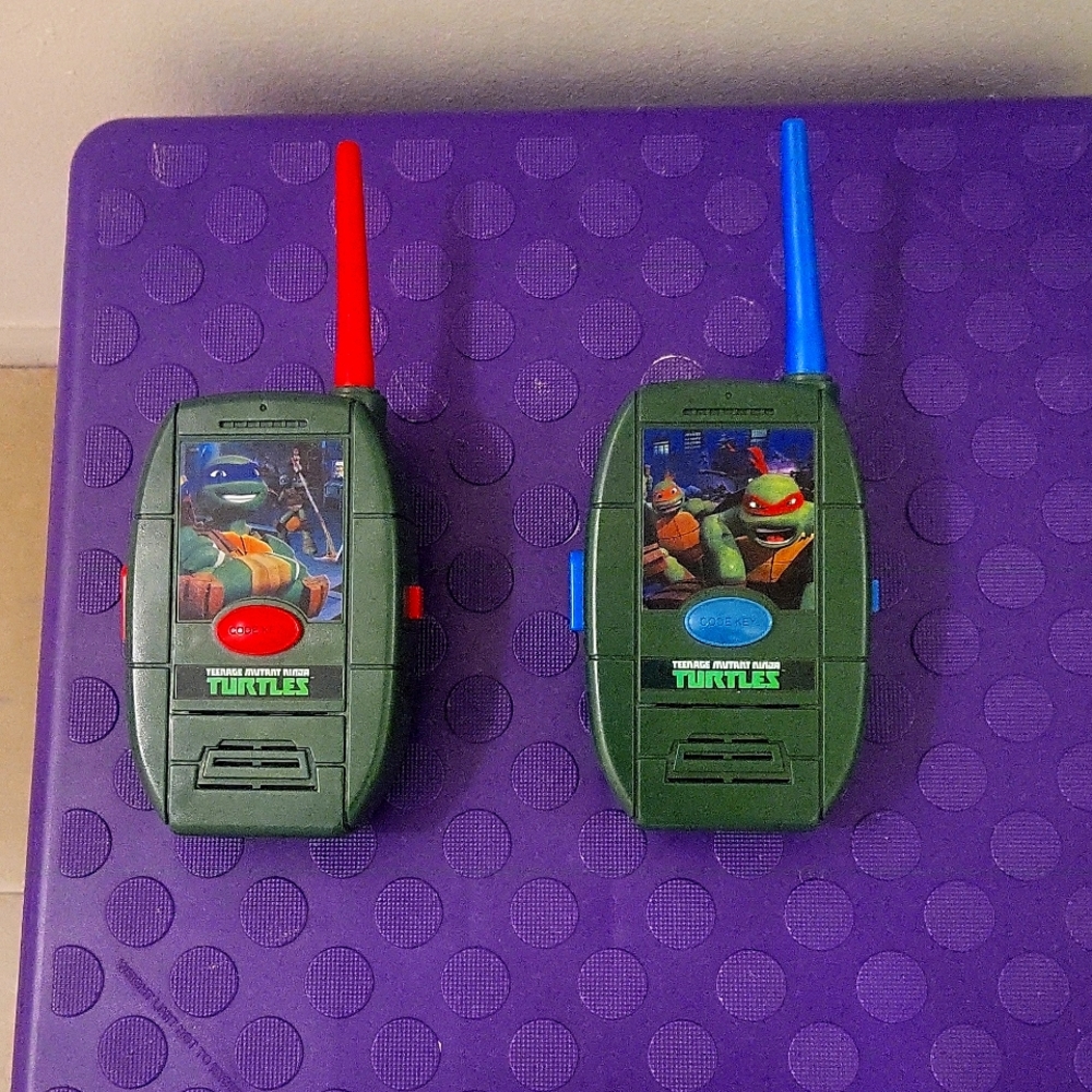 Teenage Mutant Ninja Turtle walkie talkies